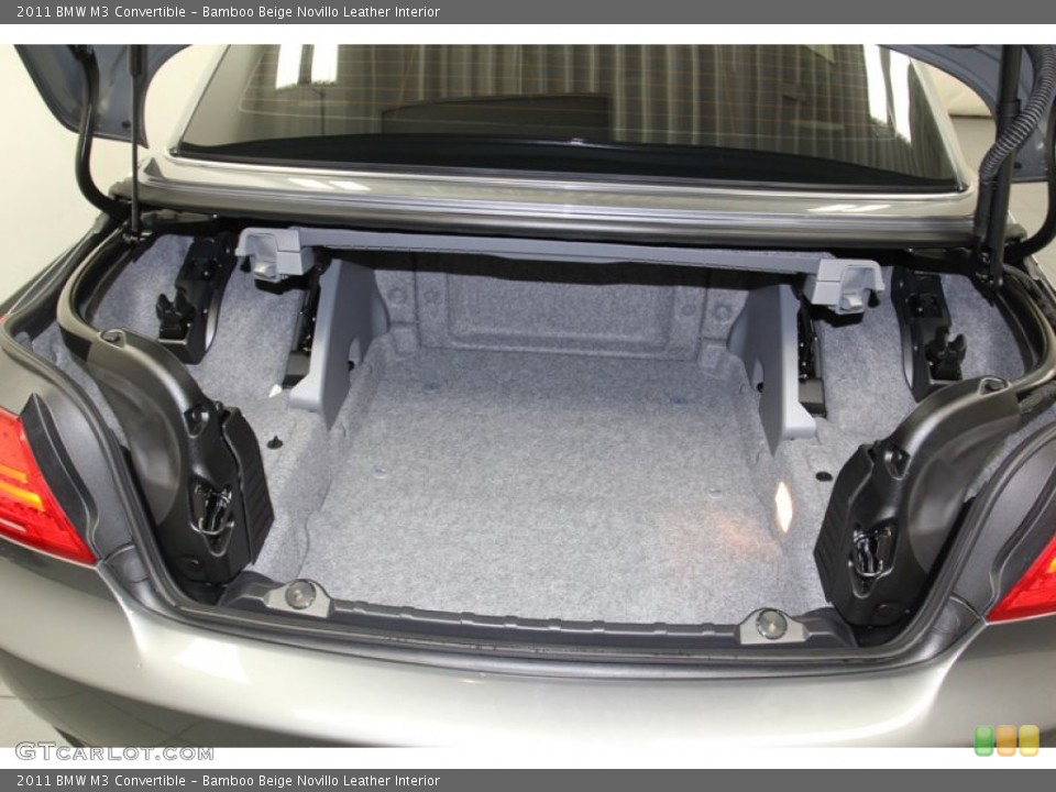 Bamboo Beige Novillo Leather Interior Trunk for the 2011 BMW M3 Convertible #79505120