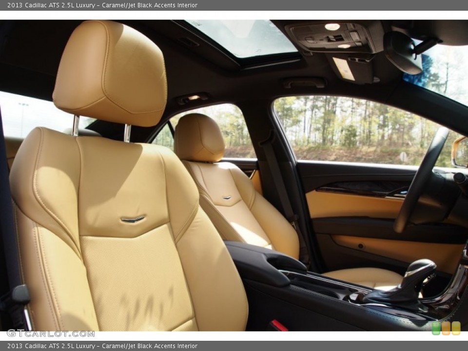 Caramel/Jet Black Accents Interior Photo for the 2013 Cadillac ATS 2.5L Luxury #79505342