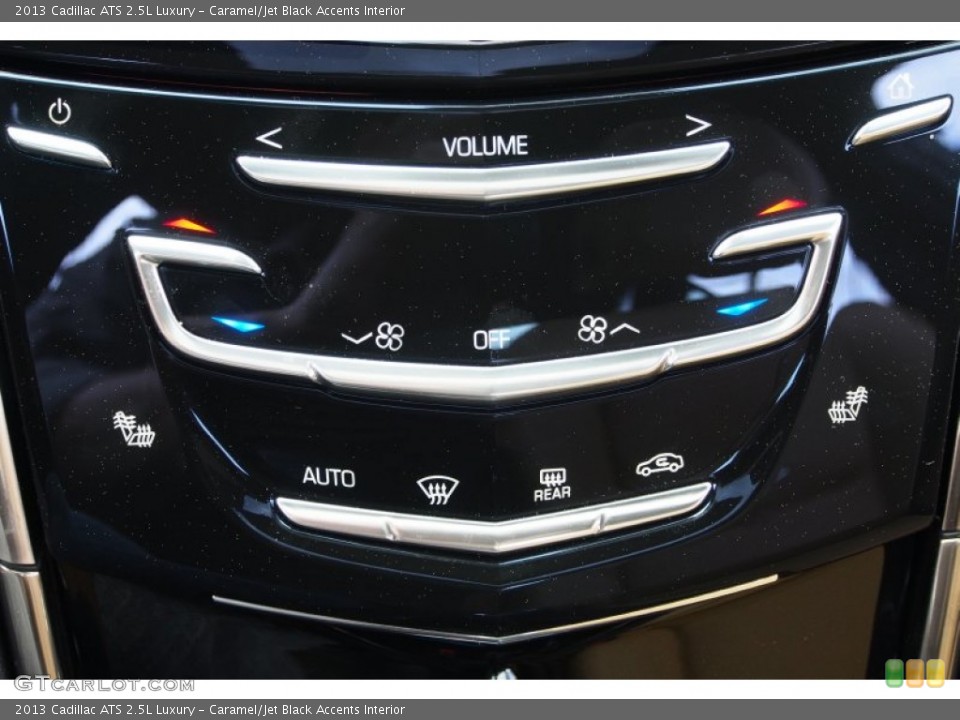 Caramel/Jet Black Accents Interior Controls for the 2013 Cadillac ATS 2.5L Luxury #79505508