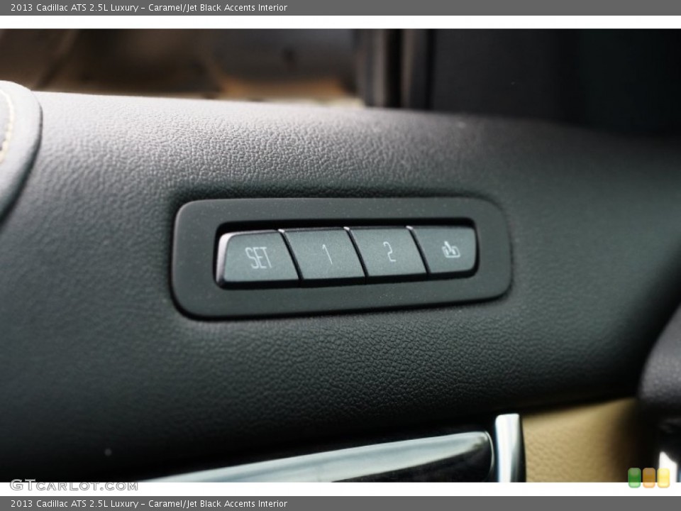 Caramel/Jet Black Accents Interior Controls for the 2013 Cadillac ATS 2.5L Luxury #79505531