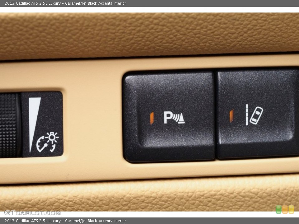 Caramel/Jet Black Accents Interior Controls for the 2013 Cadillac ATS 2.5L Luxury #79505545