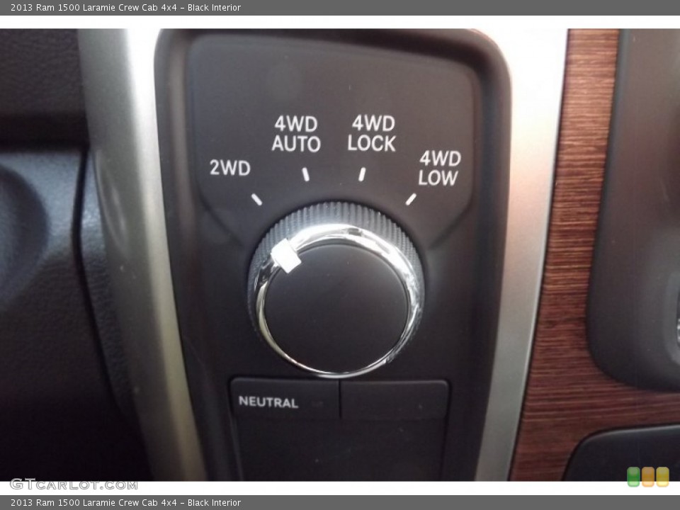Black Interior Controls for the 2013 Ram 1500 Laramie Crew Cab 4x4 #79506275