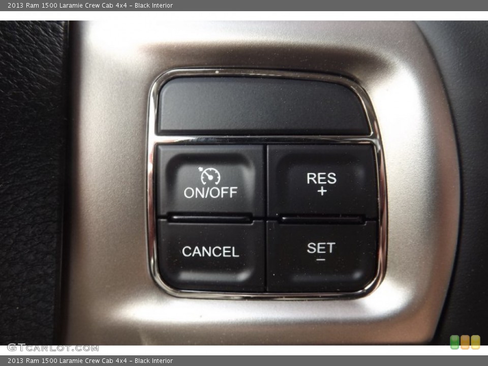 Black Interior Controls for the 2013 Ram 1500 Laramie Crew Cab 4x4 #79506317