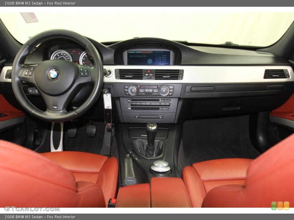 Fox Red Interior Dashboard for the 2008 BMW M3 Sedan #79507088