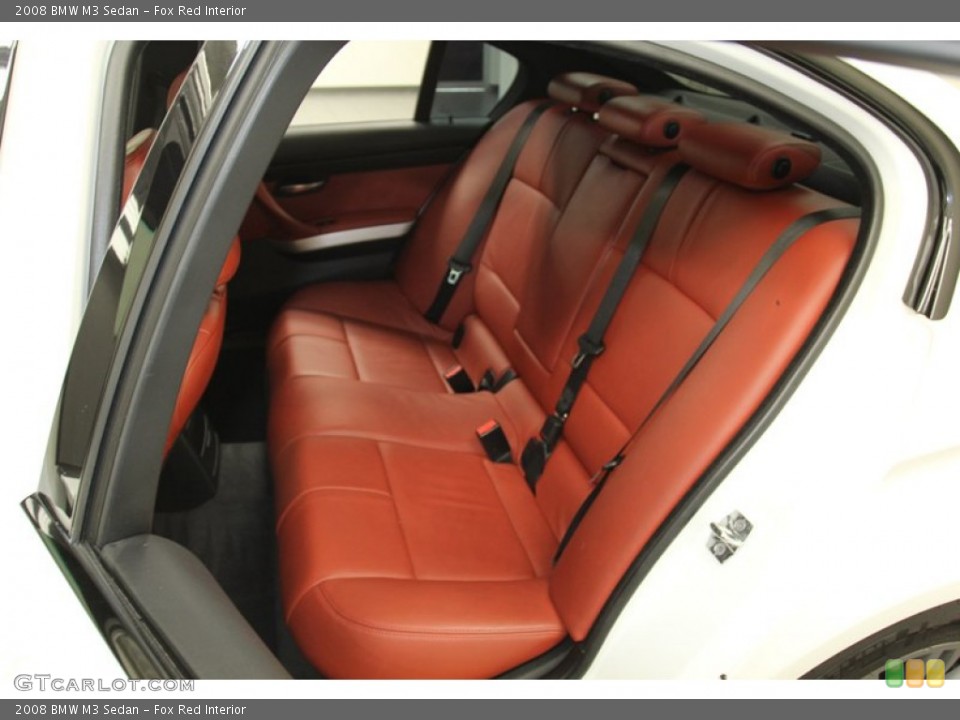 Fox Red Interior Rear Seat for the 2008 BMW M3 Sedan #79507197