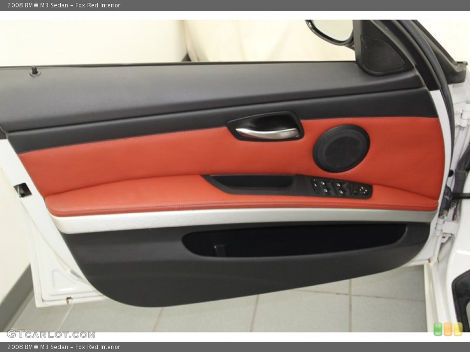 Fox Red Interior Door Panel for the 2008 BMW M3 Sedan #79507211