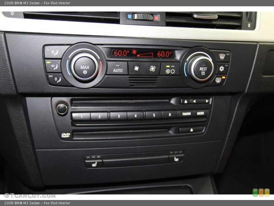 Fox Red Interior Controls for the 2008 BMW M3 Sedan #79507298
