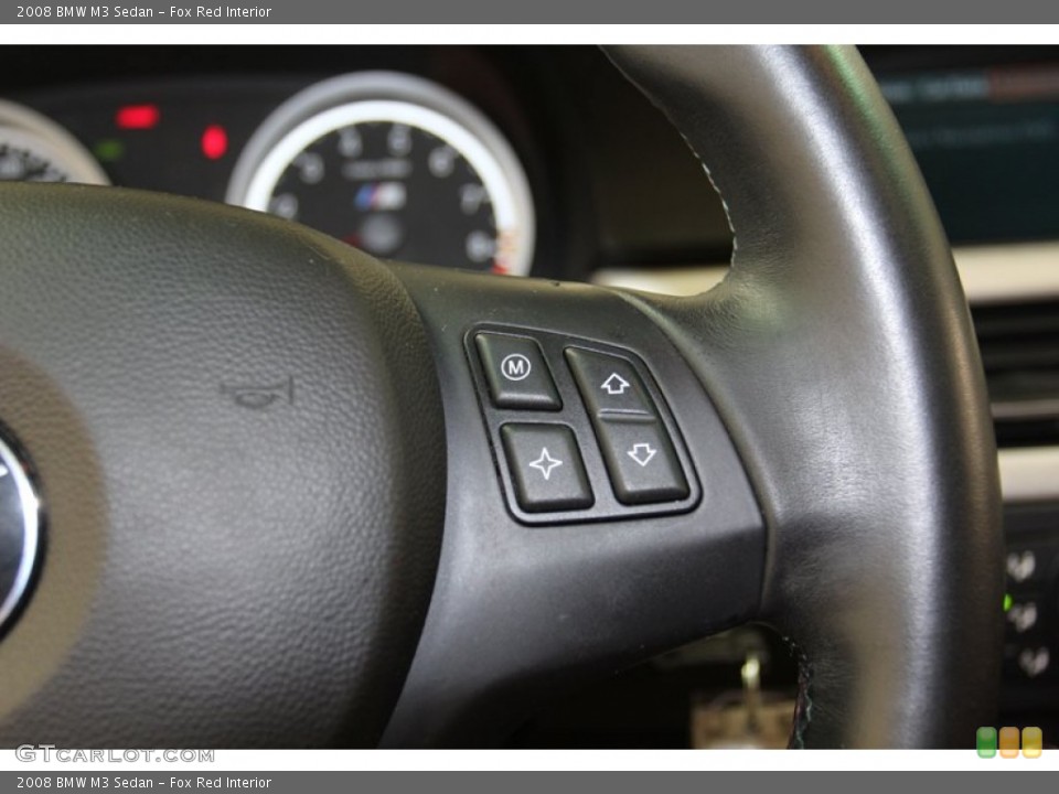 Fox Red Interior Controls for the 2008 BMW M3 Sedan #79507337