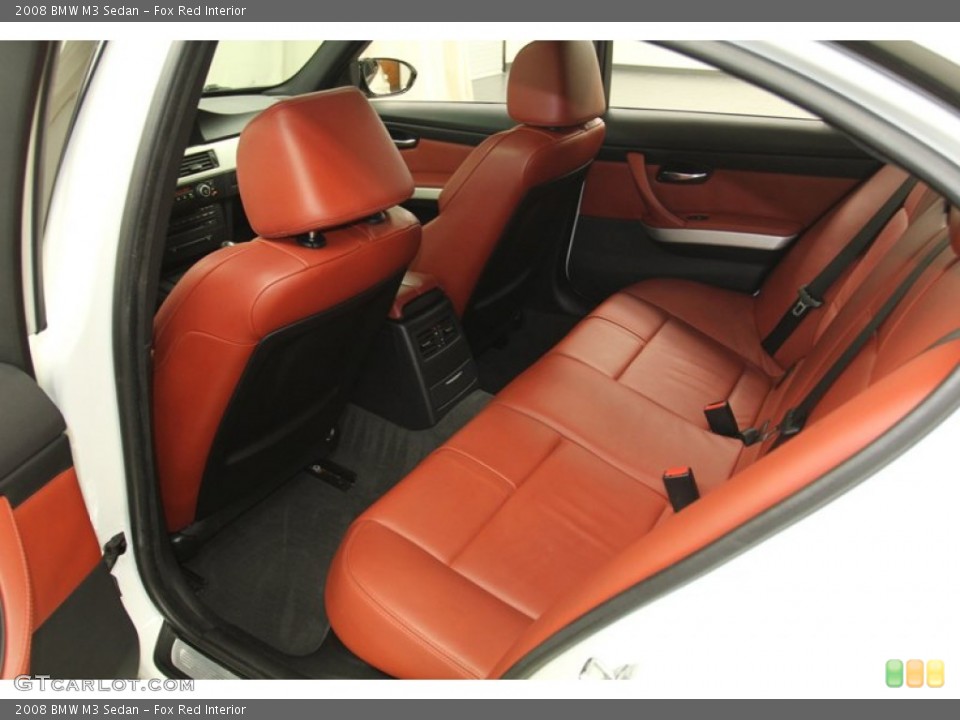 Fox Red Interior Rear Seat for the 2008 BMW M3 Sedan #79507361