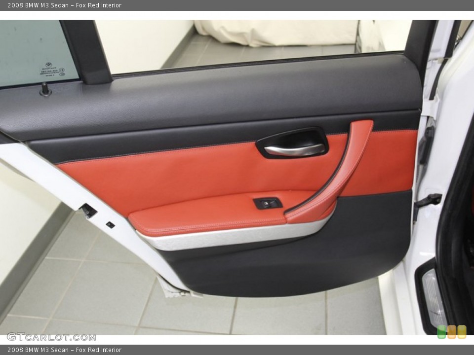 Fox Red Interior Door Panel for the 2008 BMW M3 Sedan #79507371