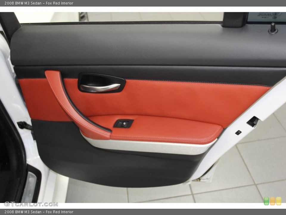 Fox Red Interior Door Panel for the 2008 BMW M3 Sedan #79507436