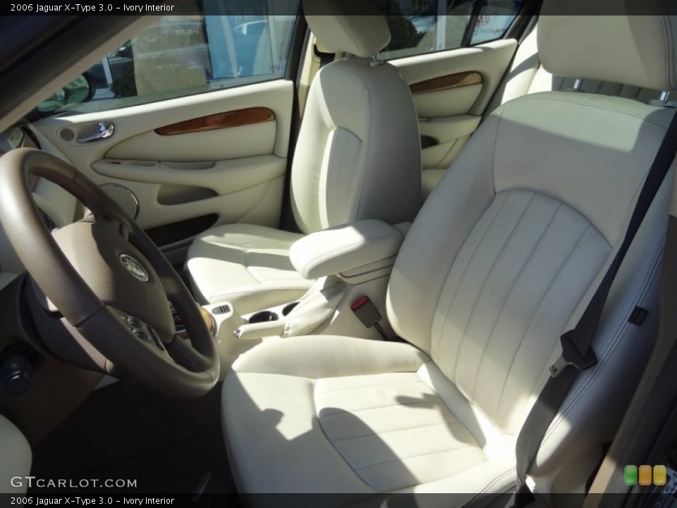 Ivory Interior Front Seat for the 2006 Jaguar X-Type 3.0 #79507478