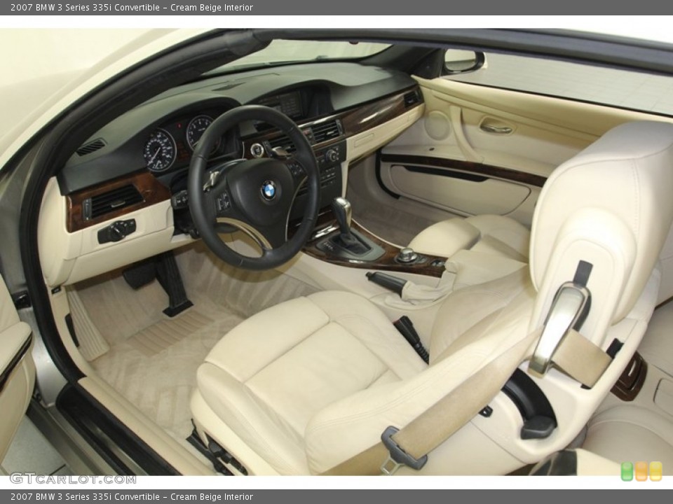 Cream Beige 2007 BMW 3 Series Interiors
