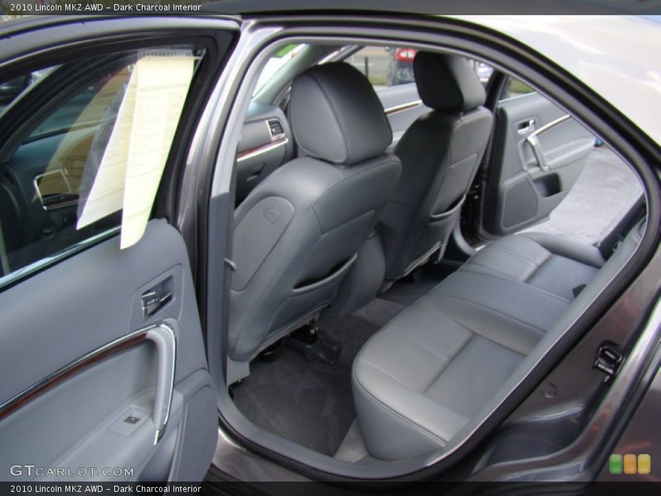 Dark Charcoal Interior Rear Seat for the 2010 Lincoln MKZ AWD #79508911