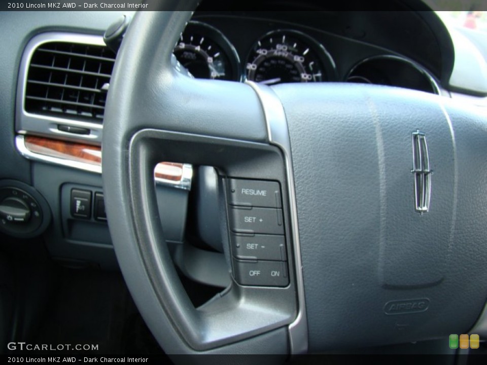 Dark Charcoal Interior Controls for the 2010 Lincoln MKZ AWD #79508996