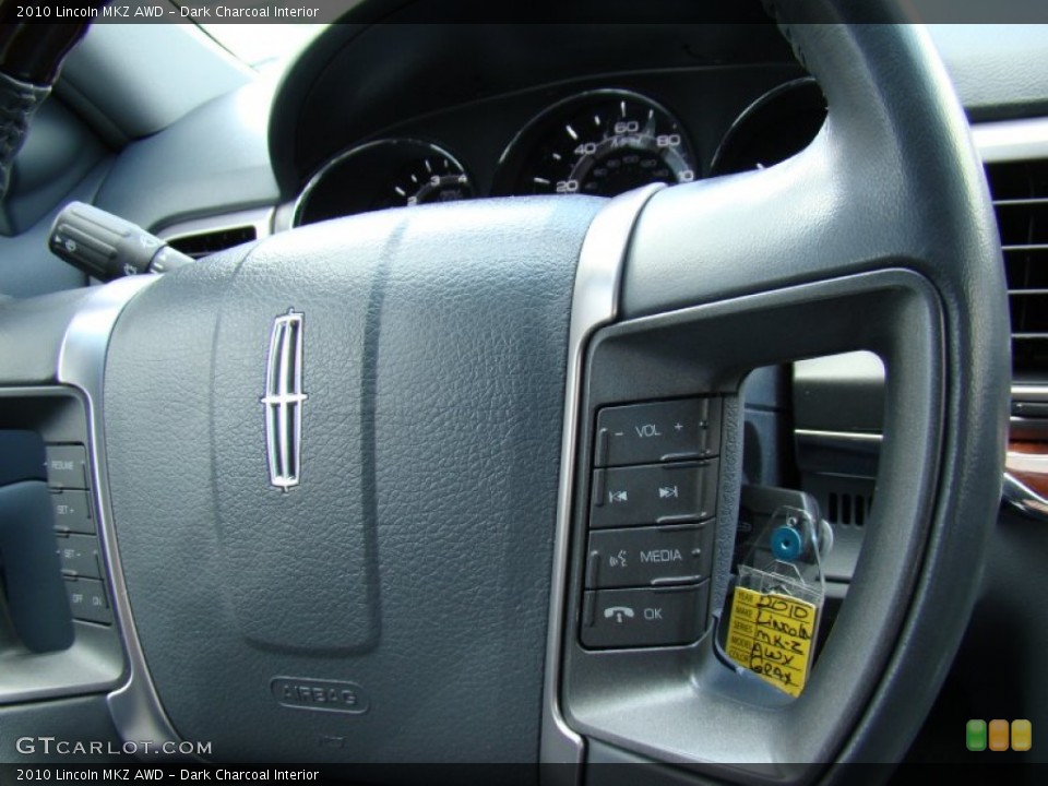 Dark Charcoal Interior Controls for the 2010 Lincoln MKZ AWD #79509006