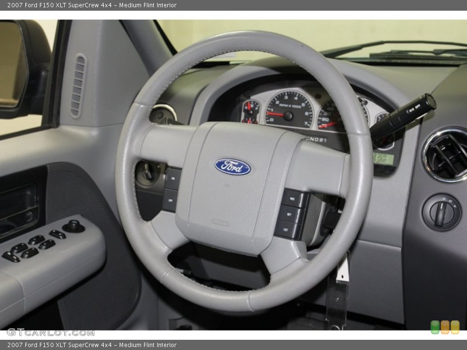 Medium Flint Interior Steering Wheel for the 2007 Ford F150 XLT SuperCrew 4x4 #79509417