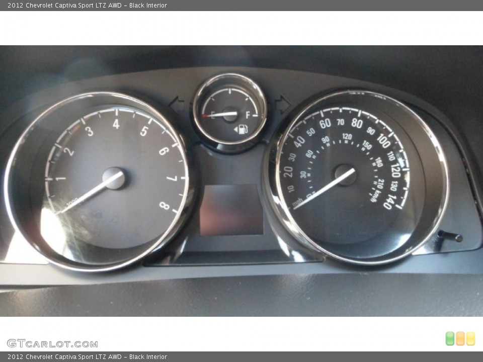 Black Interior Gauges for the 2012 Chevrolet Captiva Sport LTZ AWD #79509750