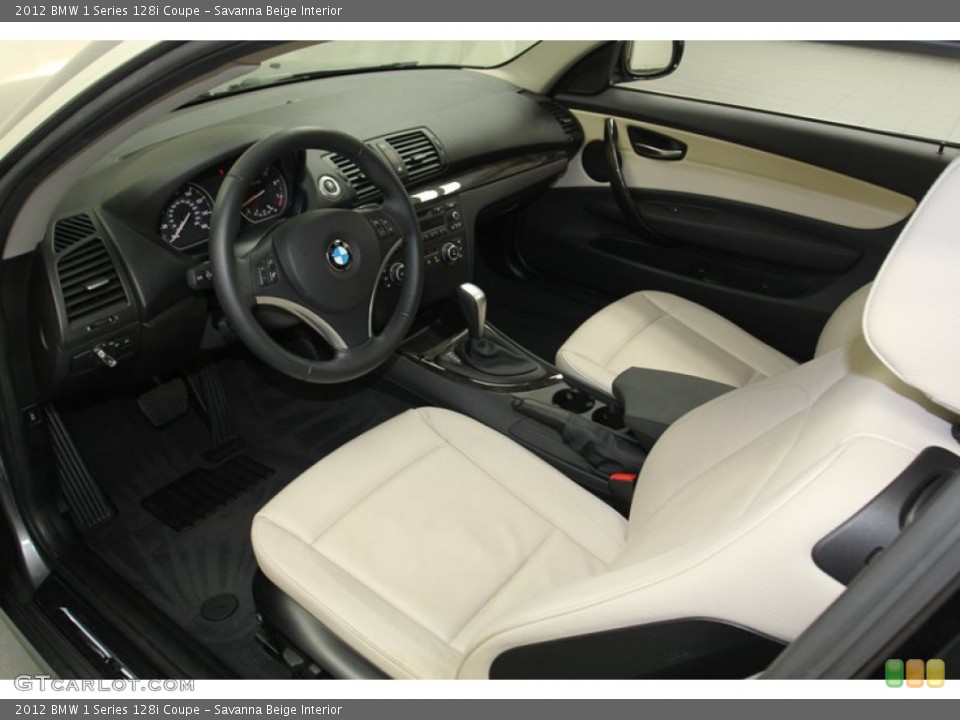Savanna Beige Interior Photo for the 2012 BMW 1 Series 128i Coupe #79510164