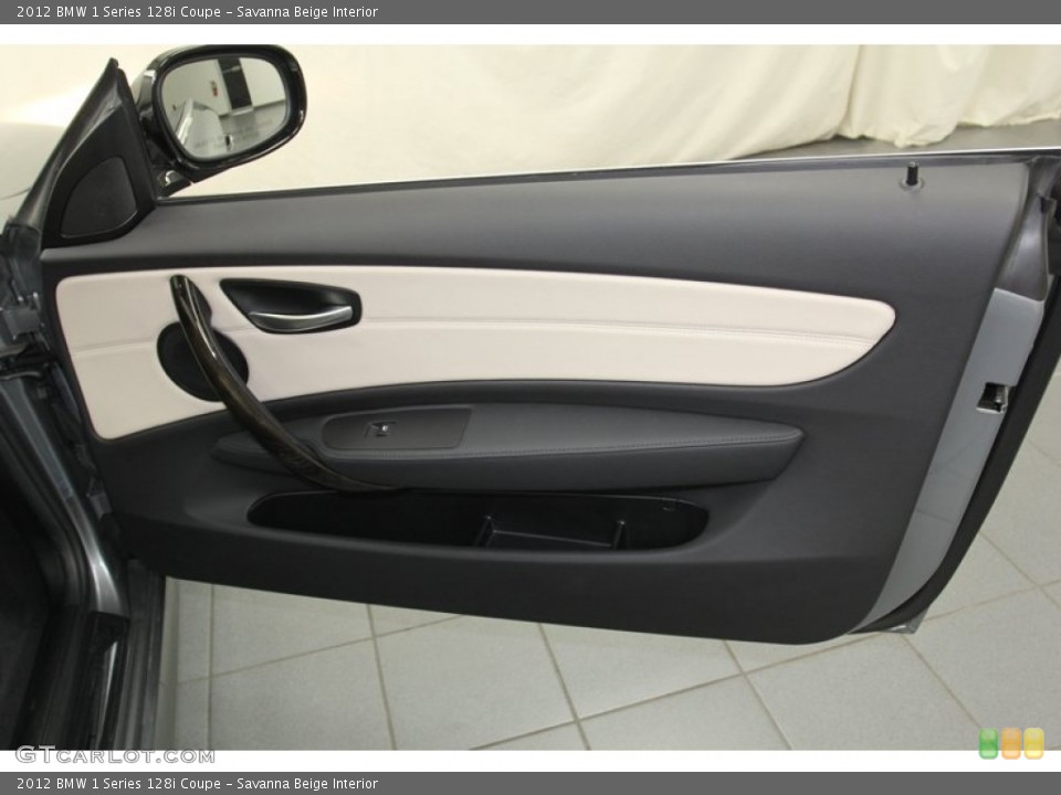 Savanna Beige Interior Door Panel for the 2012 BMW 1 Series 128i Coupe #79510336