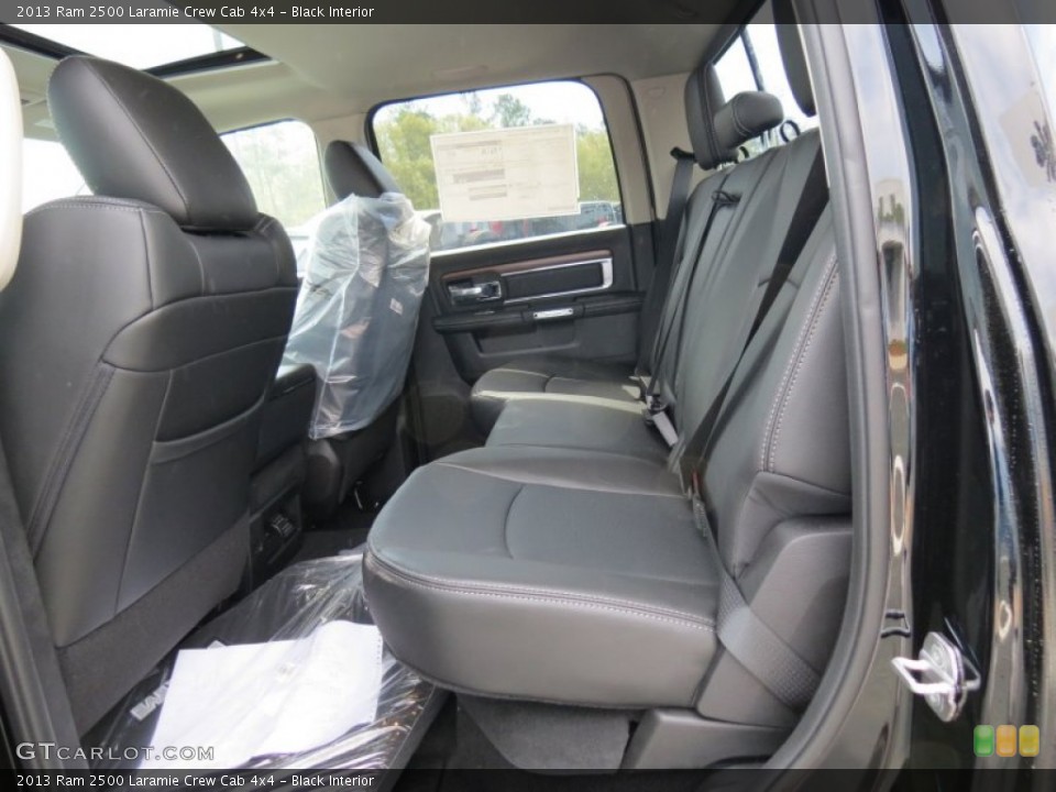 Black Interior Rear Seat for the 2013 Ram 2500 Laramie Crew Cab 4x4 #79515835
