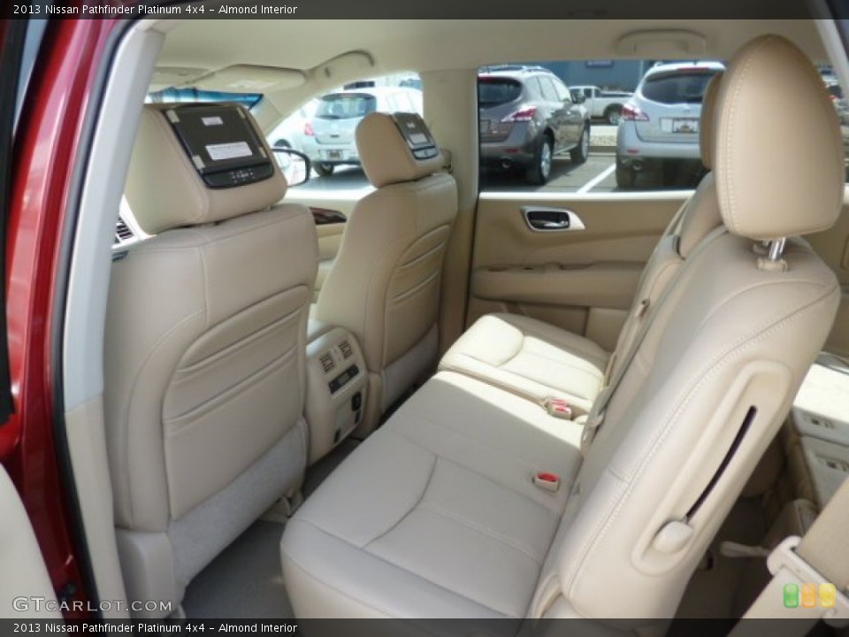 Almond Interior Rear Seat for the 2013 Nissan Pathfinder Platinum 4x4 #79515971