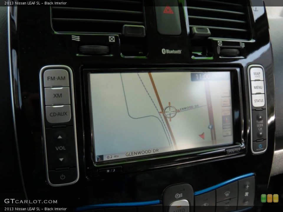 Black Interior Navigation for the 2013 Nissan LEAF SL #79517379