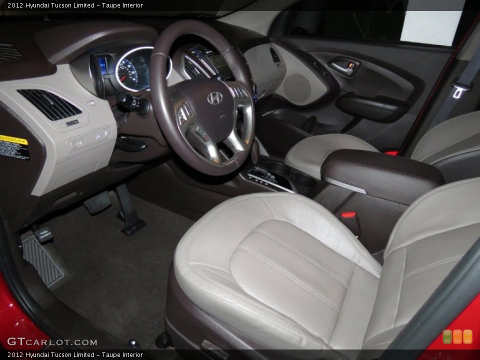Taupe Interior Photo for the 2012 Hyundai Tucson Limited #79517797