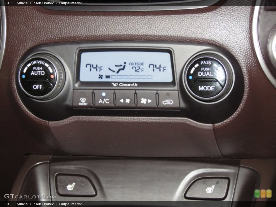 Taupe Interior Controls for the 2012 Hyundai Tucson Limited #79517983