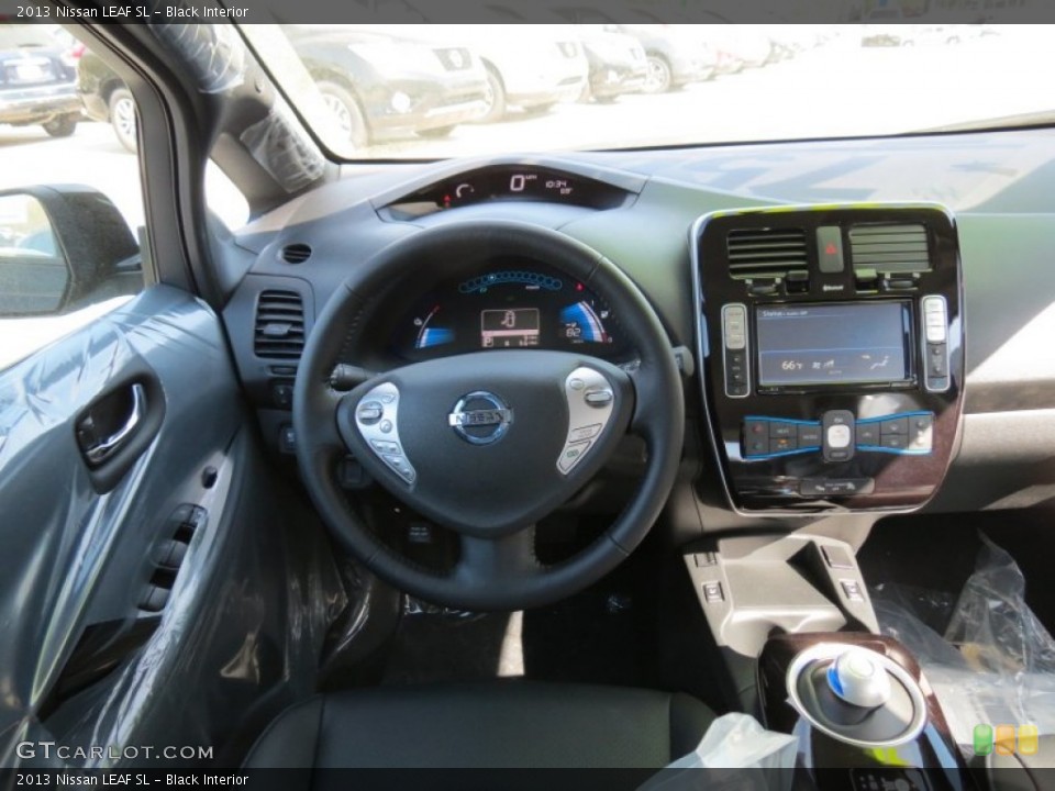 Black Interior Dashboard for the 2013 Nissan LEAF SL #79518517