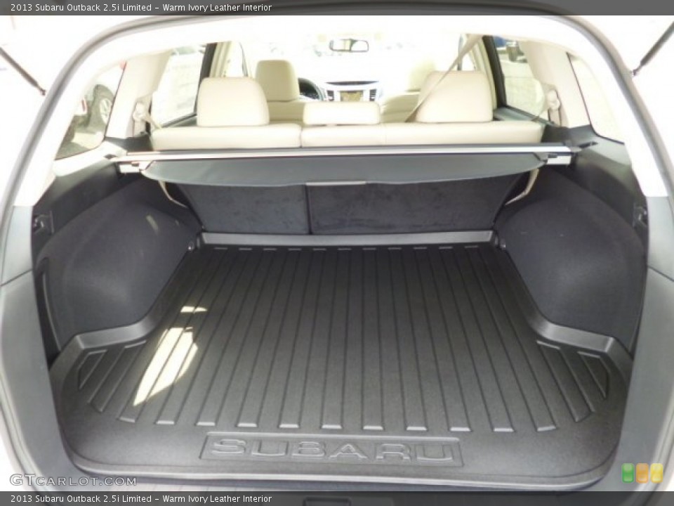 Warm Ivory Leather Interior Trunk for the 2013 Subaru Outback 2.5i Limited #79518599