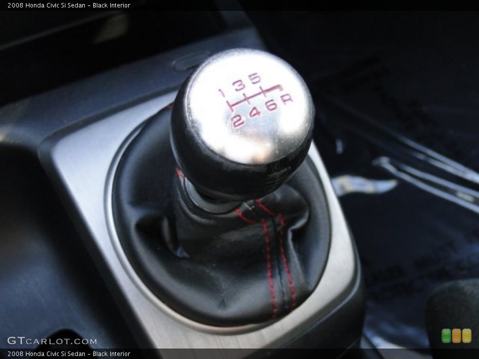 Black Interior Transmission for the 2008 Honda Civic Si Sedan #79519452