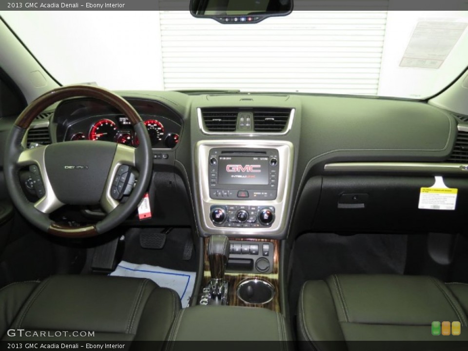 Ebony Interior Dashboard for the 2013 GMC Acadia Denali #79519528