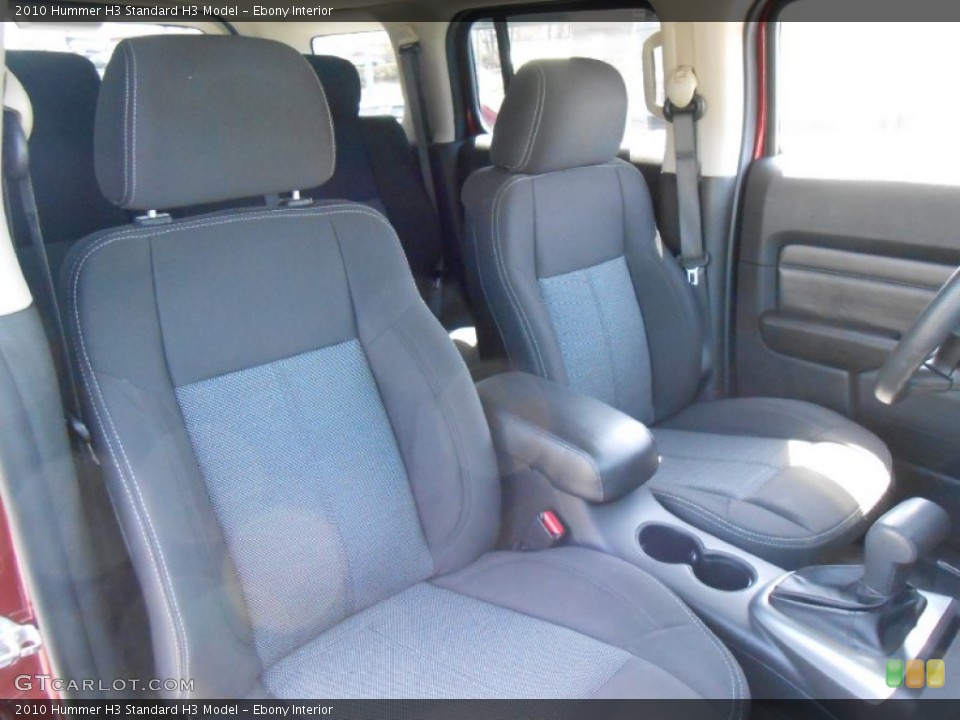 Ebony Interior Front Seat for the 2010 Hummer H3  #79520373