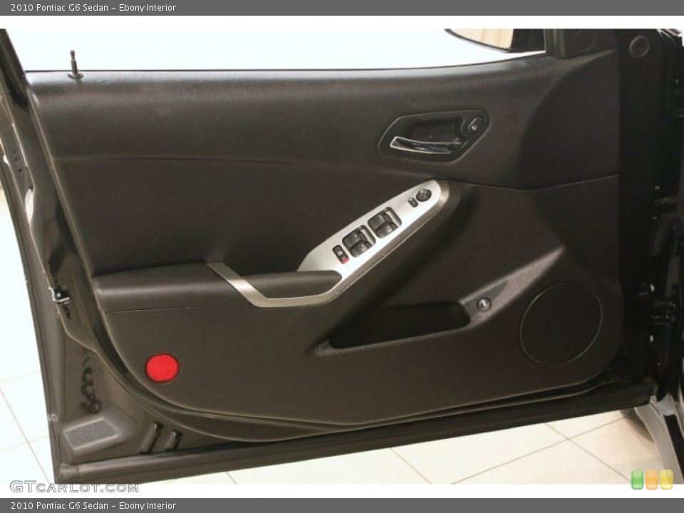 Ebony Interior Door Panel for the 2010 Pontiac G6 Sedan #79522900