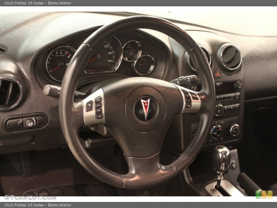 Ebony Interior Steering Wheel for the 2010 Pontiac G6 Sedan #79522942
