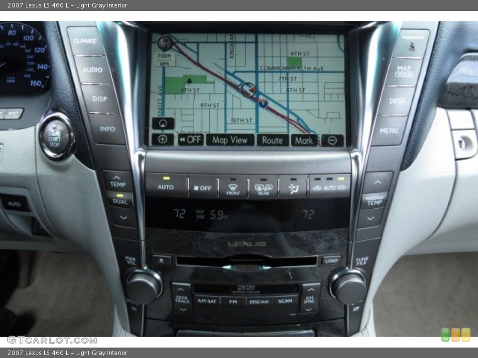 Light Gray Interior Navigation for the 2007 Lexus LS 460 L #79526452