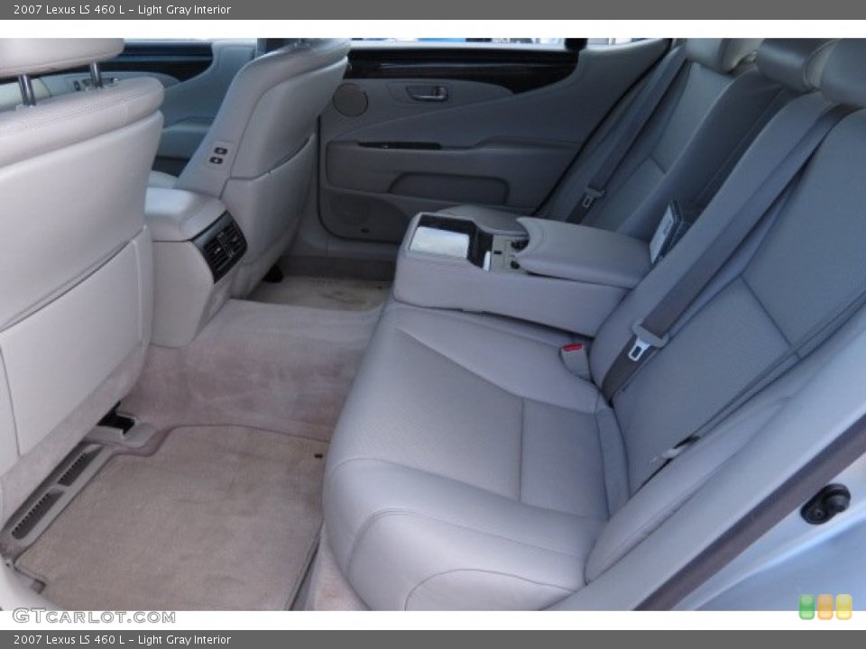 Light Gray Interior Rear Seat for the 2007 Lexus LS 460 L #79526498