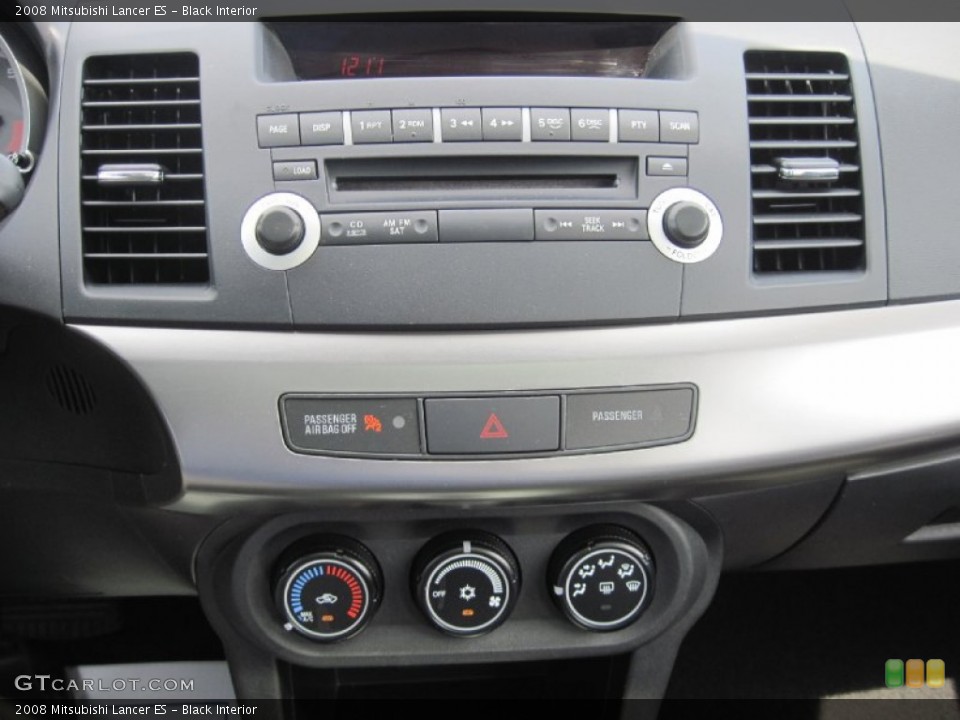 Black Interior Controls for the 2008 Mitsubishi Lancer ES #79528463