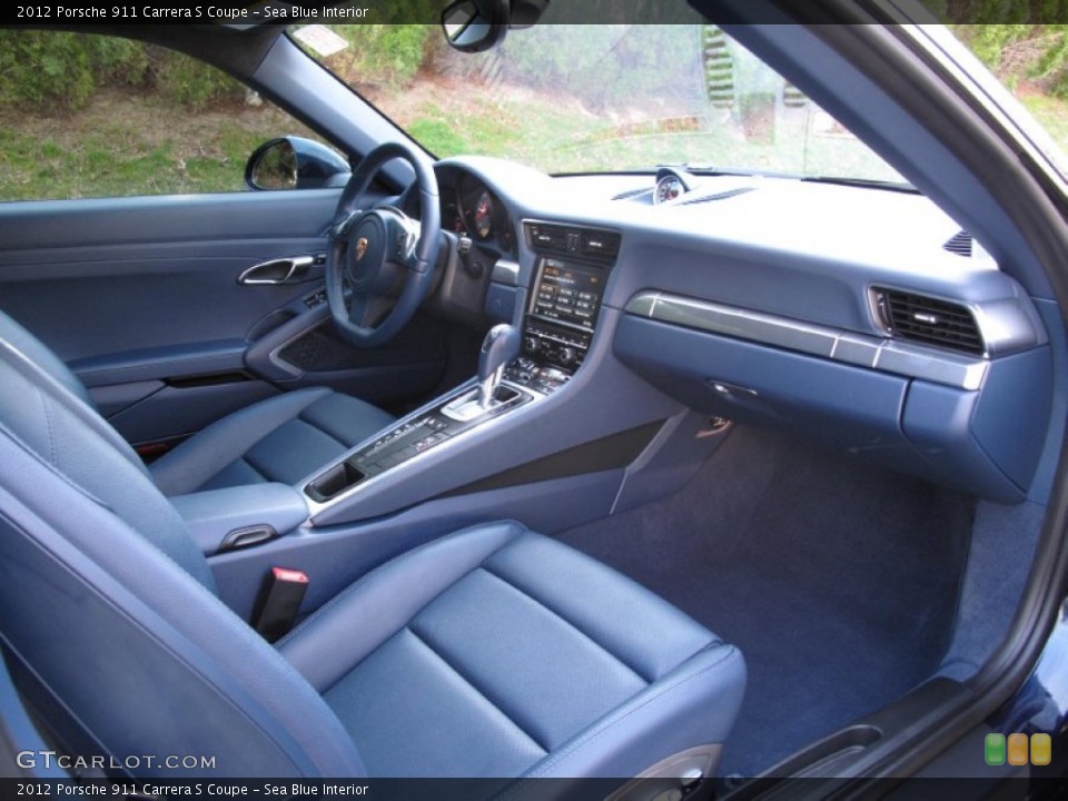 Sea Blue Interior Dashboard for the 2012 Porsche 911 Carrera S Coupe #79529027