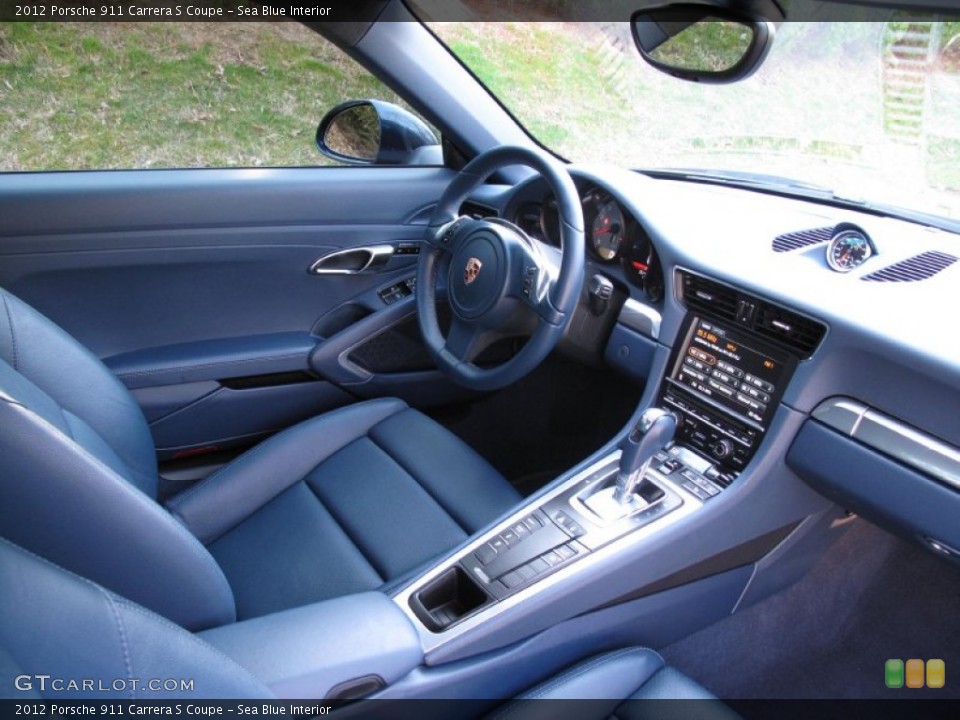 Sea Blue Interior Dashboard for the 2012 Porsche 911 Carrera S Coupe #79529062