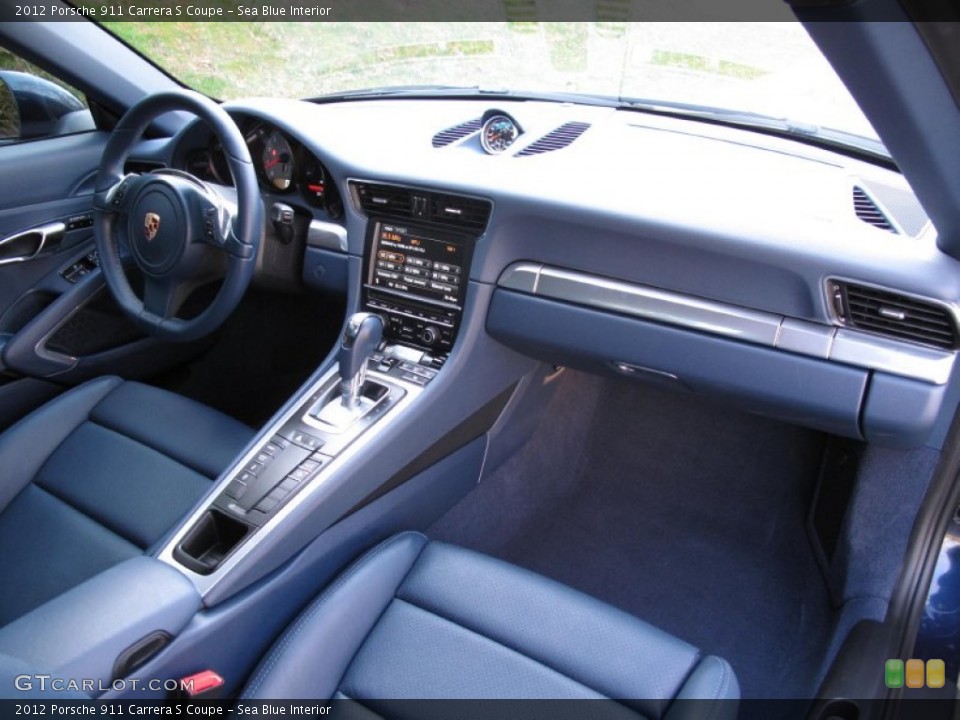 Sea Blue Interior Dashboard for the 2012 Porsche 911 Carrera S Coupe #79529083