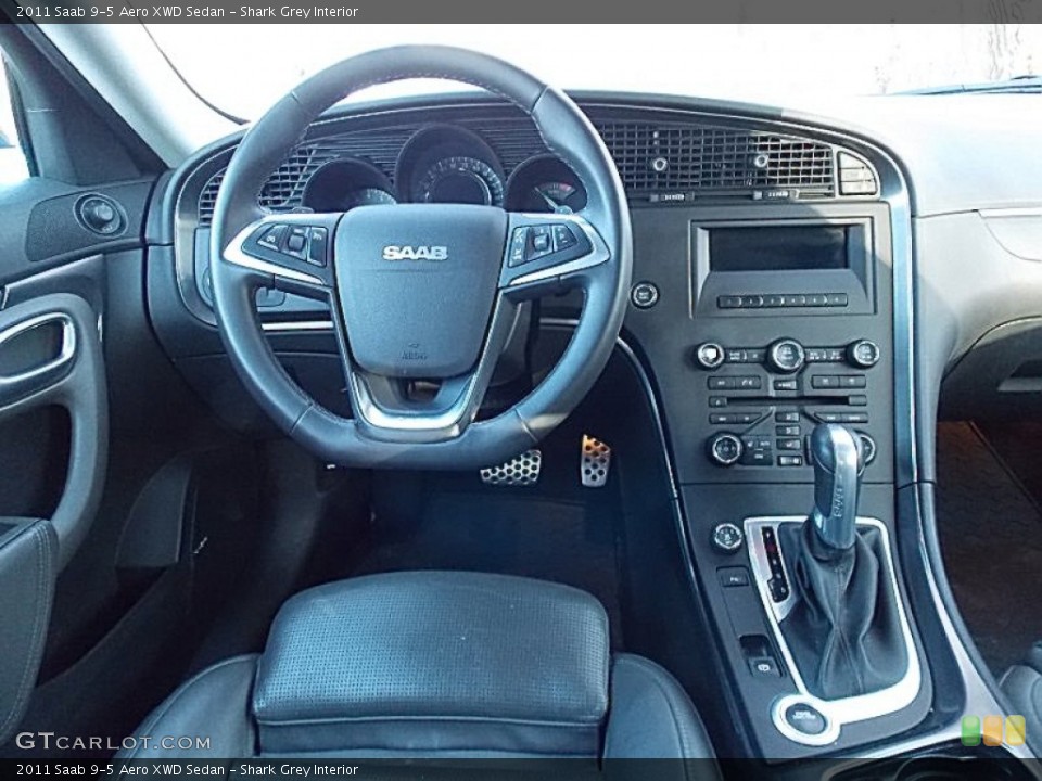 Shark Grey Interior Controls for the 2011 Saab 9-5 Aero XWD Sedan #79531081