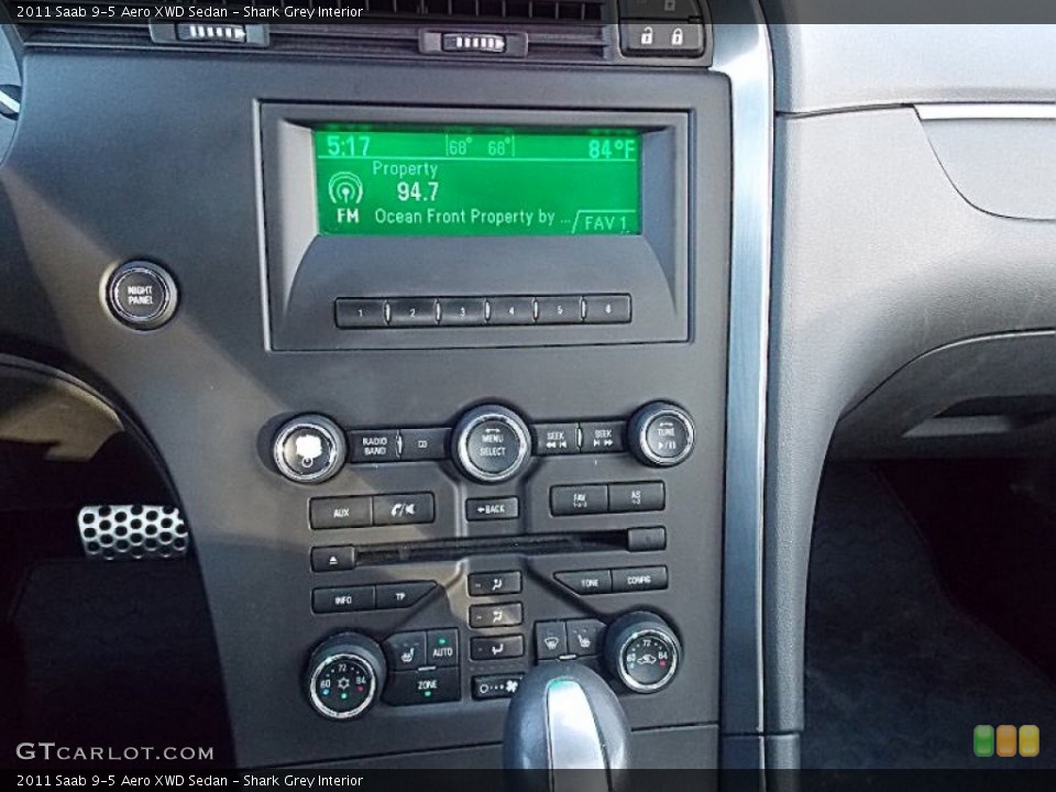 Shark Grey Interior Controls for the 2011 Saab 9-5 Aero XWD Sedan #79531198