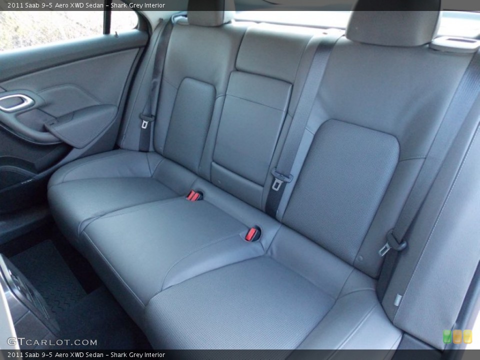 Shark Grey Interior Rear Seat for the 2011 Saab 9-5 Aero XWD Sedan #79531267