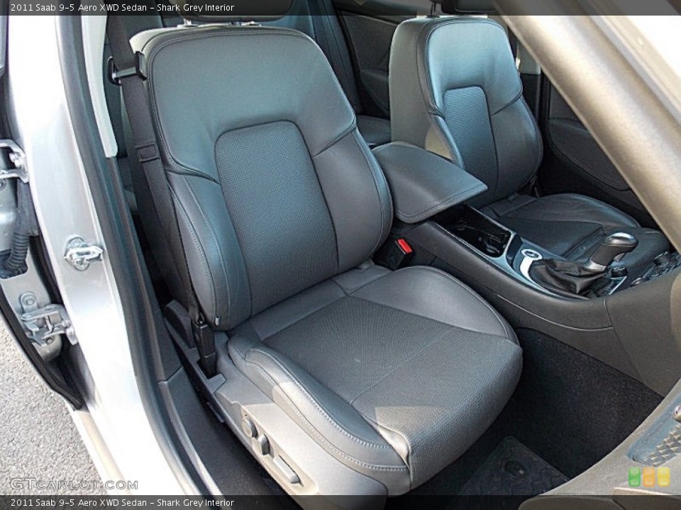 Shark Grey Interior Front Seat for the 2011 Saab 9-5 Aero XWD Sedan #79531360