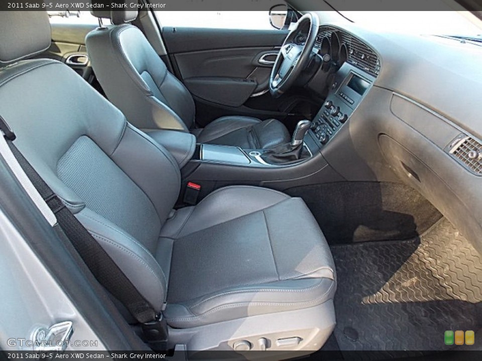 Shark Grey Interior Front Seat for the 2011 Saab 9-5 Aero XWD Sedan #79531384