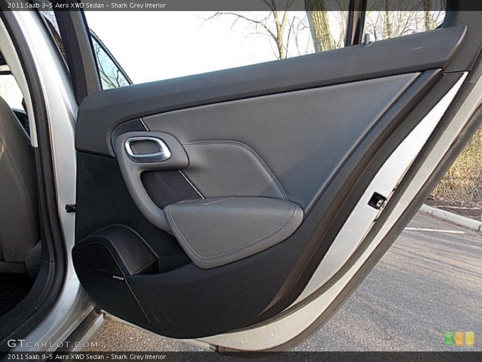 Shark Grey Interior Door Panel for the 2011 Saab 9-5 Aero XWD Sedan #79531425