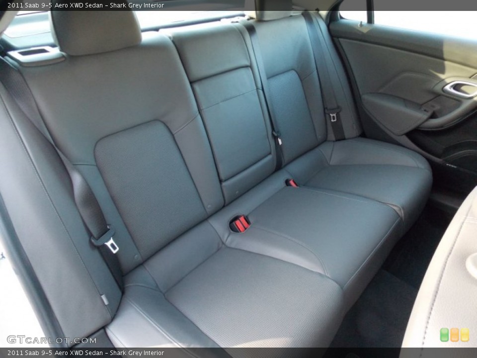Shark Grey Interior Rear Seat for the 2011 Saab 9-5 Aero XWD Sedan #79531442
