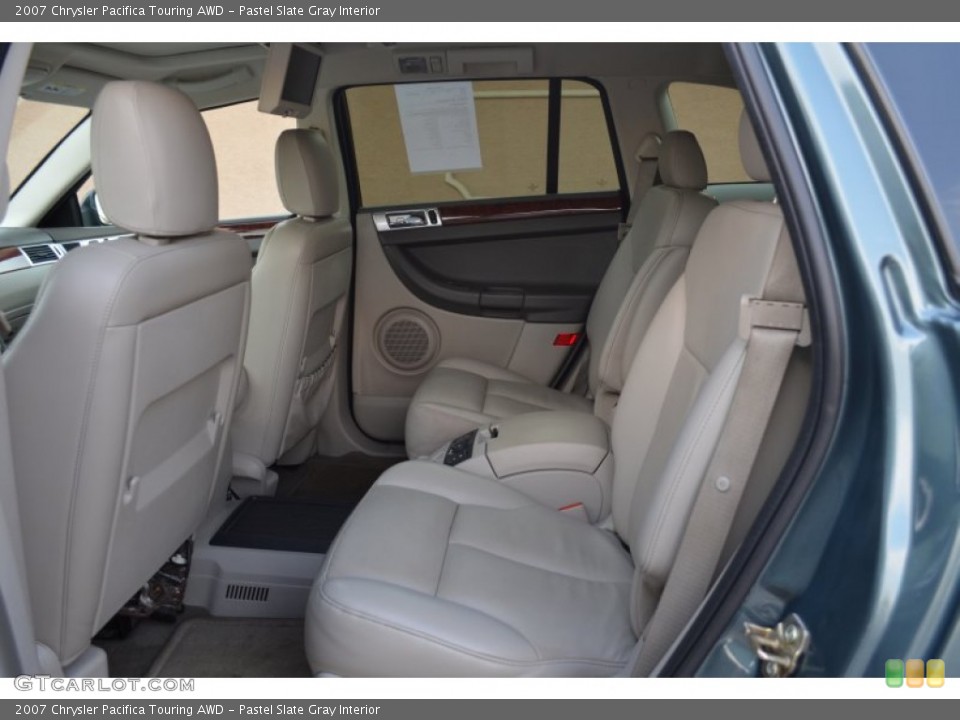Pastel Slate Gray Interior Rear Seat for the 2007 Chrysler Pacifica Touring AWD #79531676